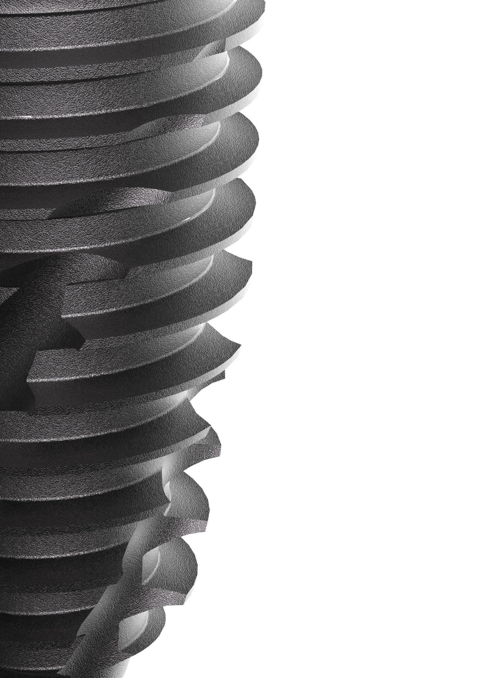 Derbarzt BnT thread macro — SLA surface and sharp apex detail